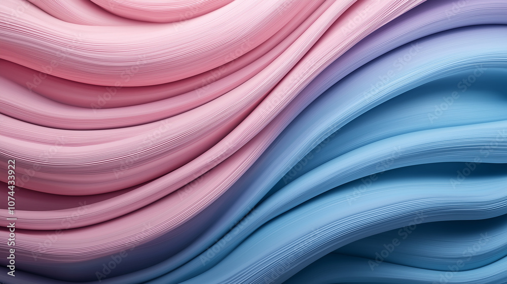 Aufkleber soft pastel swirl background with gentle pinks and blues, creating calming and serene atmosphere. fl