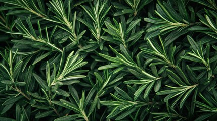 Close up of fresh rosemary. Perfect for showcasing herbs, cooking, or natural beauty products.