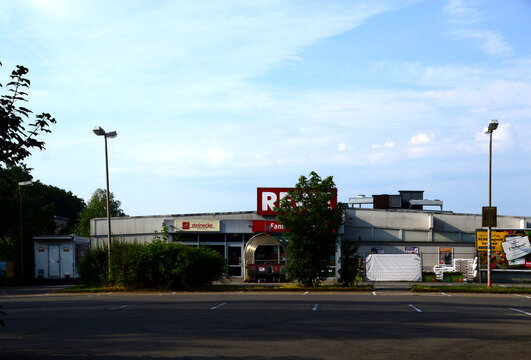REWE Supermarket in the Town Walsrode, Lower Saxony