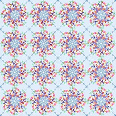 seamless pattern with flowers