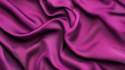 Obraz premium Close-up of luxurious purple fabric showcasing smooth texture and elegant draping, ideal for fashion and textile design projects.