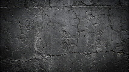 Obraz premium A Textured Dark Grey Concrete Wall With Cracks And Imperfections