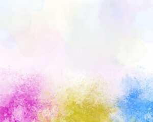 Abstract watercolor textured background. Design for your date, postcard, banner, logo.