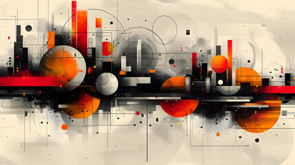 Many type background. AI generative.