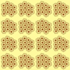 seamless pattern with easter eggs