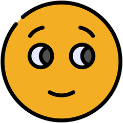 eyes right filled line icon