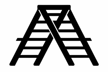 ladder silhouette, ladder vector silhouette
