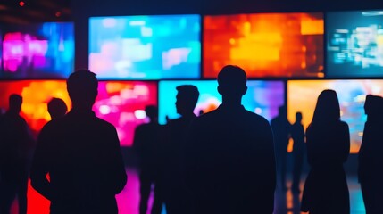 silhouette of a person in a hall