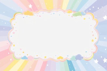 colorful framework of flowers for photo or congratulation