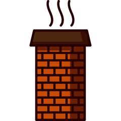 Flat Chimney Illustration