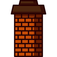 Flat Chimney Illustration