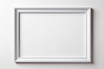 A colorful wooden frame with a blank note isolated on a white background
