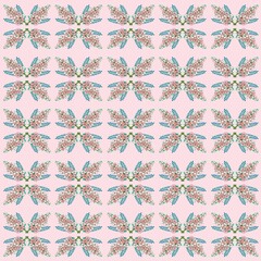 seamless pattern with flowers
