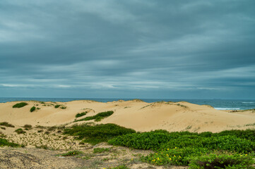 Nobbys Lighthouse is an active lighthouse established on Nobbys Head in Newcastle in 1854 to guide vessels into the Hunter River