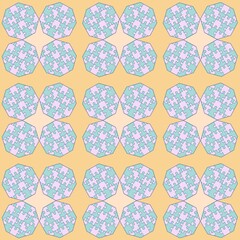 seamless background with flowers