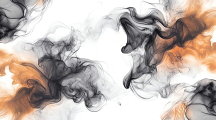 Fototapeta premium smoke on black background