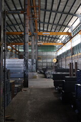 steel pipe product group square pipe Construction steel products such as black steel pipes, image ideas, examples of steel products.metal warehouse industry, delivery to customers.