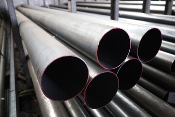 steel pipe product group square pipe Construction steel products such as black steel pipes, image...