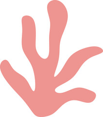 Abstract Seaweed Shape