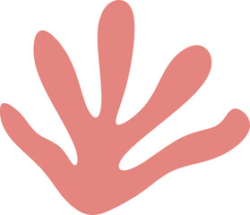 Abstract Seaweed Shape