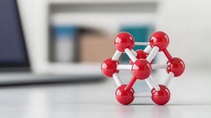 Lab Researcher Using Spectroscopy Data to Analyze Molecules Scientist interpreting spectroscopy graphs to determine molecular bonding and structure