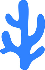 Coral Abstract Shape