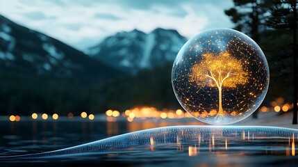 A generative AI algorithm that can create unique and immersive virtual realms through the abstraction of real world data and concepts.