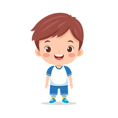 Obraz premium Athlete Cute Worker Work Job Profession Professional Occupation Cartoon Character 