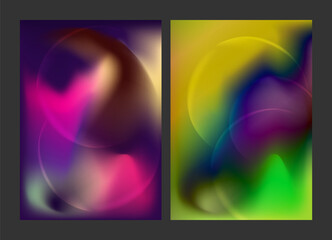 Gradient background. A colorful composition in any style. Template for social media, poster, cover, banner, interior design and creative idea