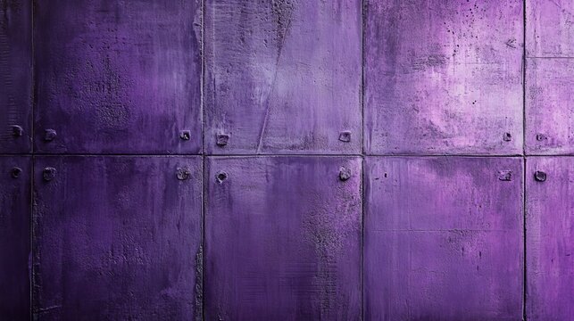Purple Textured Concrete Wall Background Vibrant Abstract Backdrop with Rough Surface Pattern and Subtle Gradient Color Tone. Ideal for Modern Interior Design, Web Design, Graphic Projects - Powered by Adobe