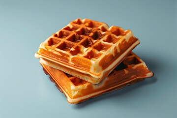 waffles with chocolate