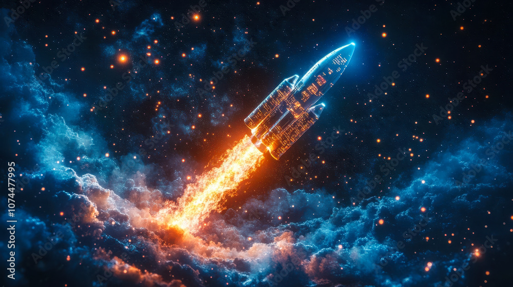 Poster digital rocket launch with ai integration: optimizing space mission trajectories and telemetry