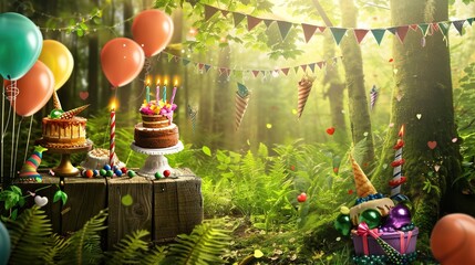 Explore Nature with a Forest Adventure Birthday Party
