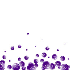 Zinc round capsules scattered randomly.