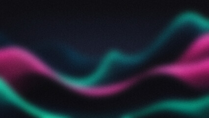 Fototapeta premium Purple and Teal Grainy Wave Texture with Fluid Gradient Effect for Serene Digital Art, Relaxing Backgrounds, and Modern Design