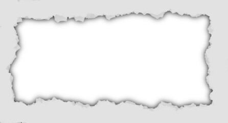 Minimal Torn Paper Frame Texture