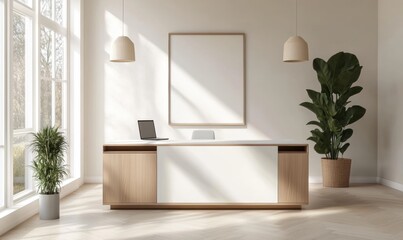Minimalist Office Desk.