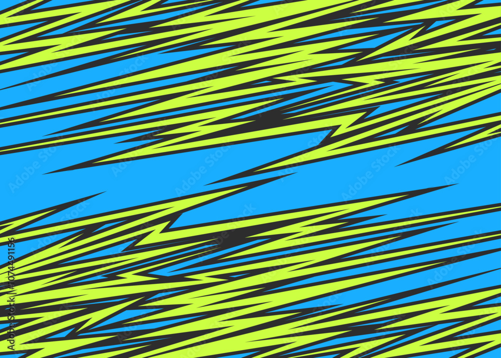 Poster abstract background with reflective seamless sharp arrow line pattern