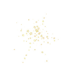 Twinkle stars scattered around randomly, flying,