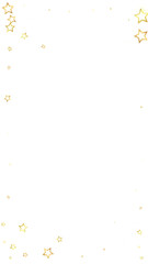 Gold sparkling star confetti.