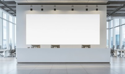 Modern Office Reception.