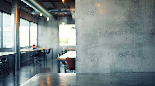 a zoom background of a grey wall in an office