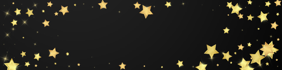 Magic stars vector overlay.  Gold stars scattered