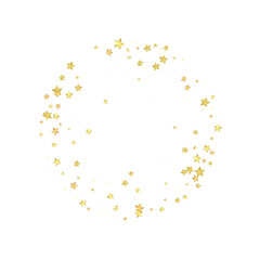 Magic stars vector overlay.  Gold stars scattered