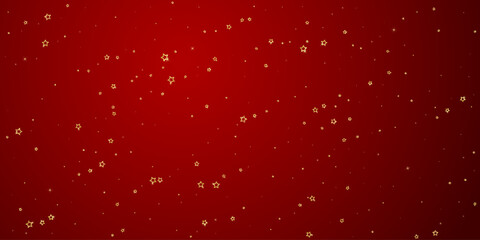 Christmas spirit. Scattered falling stars.