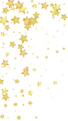 Magic stars vector overlay.  Gold stars scattered