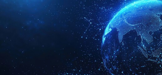 Obraz premium Global Network.