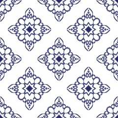 Ikat seamless pattern, geometric design, motif ethnic handmade, Ikat ethnic tribal, boho colors seamless wallpaper. Ethnic Ikat abstract background art,