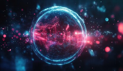 Obraz premium Neon Sphere.