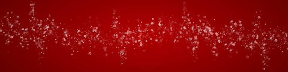 Snowfall overlay christmas background. Subtle